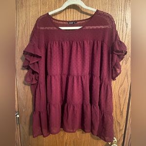 Maroon blouse